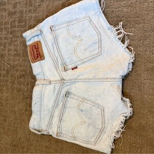 Levi's Blue Jean Shorts Classic Style